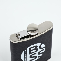 Фляжка "Настоящий BOSS", 210 мл
