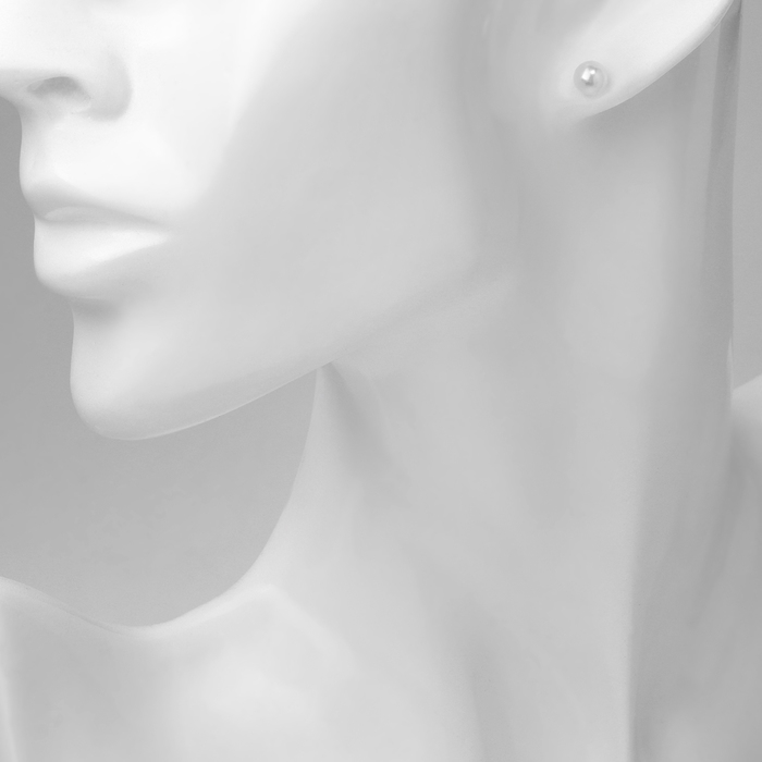 Серьги набор 3 пары &laquo;Топ&raquo; бьюти, цвет белый в золоте