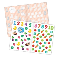 Наклейки многоразовые &laquo;Цифры&raquo;, формат А4