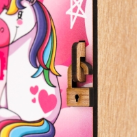 Копилка-шкатулка "Единорог" 14х12х5 см