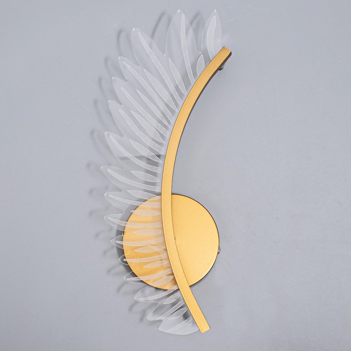 Бра "Крыло" LED 12Вт 3000-6000К золото 40х12х10см