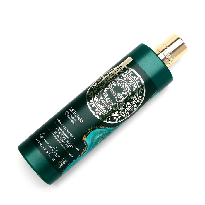 Бальзам для волос, комплекс масел и экстрактов, питание и увлажнение, 470 мл, URAL LAB Бальзам для волос, комплекс масел и экстрактов, питание и увлажнение, 470 мл, URAL LAB