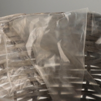 Набор корзин, 30 х 18/49 см, 24 х 15/45 см, 2 шт, серые, ива Набор корзин, 30 х 18/49 см, 24 х 15/45 см, 2 шт, серые, ива