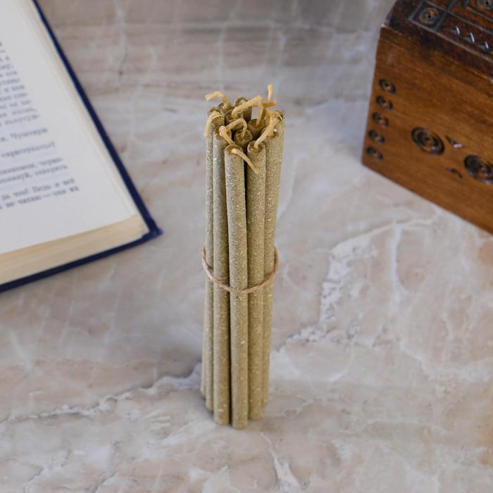 Свеча магическая медовая с лавандой для защиты детей &laquo;BabySleep&raquo;, 12 шт, микс