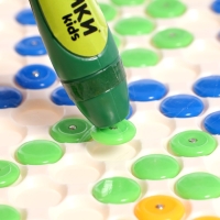 Магнитный планшет для рисования &laquo;Динозаврик&raquo;, мозаика, 10 карточек