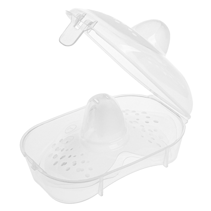 Накладки на грудь для кормления малышей силиконовые многоразовые, набор 2 шт, размер S Накладки на грудь для кормления малышей силиконовые многоразовые, набор 2 шт, размер S