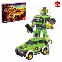 Конструктор-трансформер &laquo;Джип&raquo;, 145 деталей, цвет зелёный