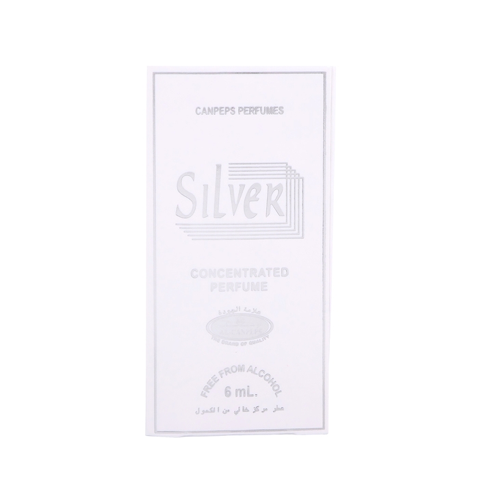 Духи масляные мужские Silver, 6 мл