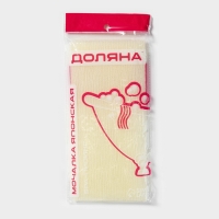 Мочалка для тела Доляна &laquo;Японская&raquo;, 90&times;30 см, цвет МИКС