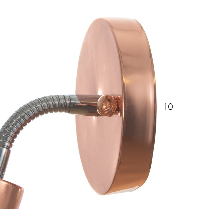 Спот Спот "Шейни" Е27 40Вт медь 10х10х10см