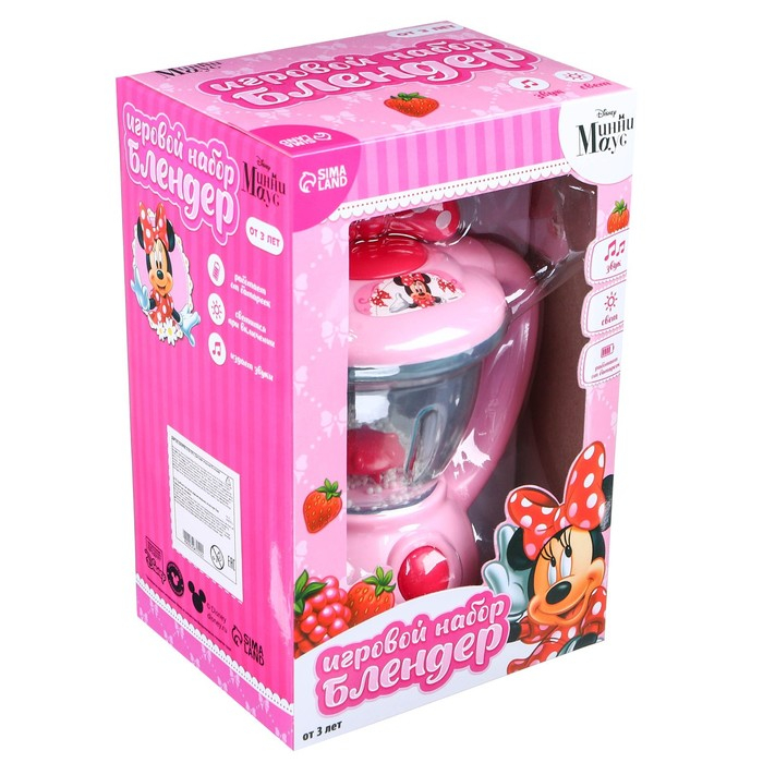 Игровой набор «Блендер», Минни Маус, звук, свет Игровой набор «Блендер», Минни Маус, звук, свет