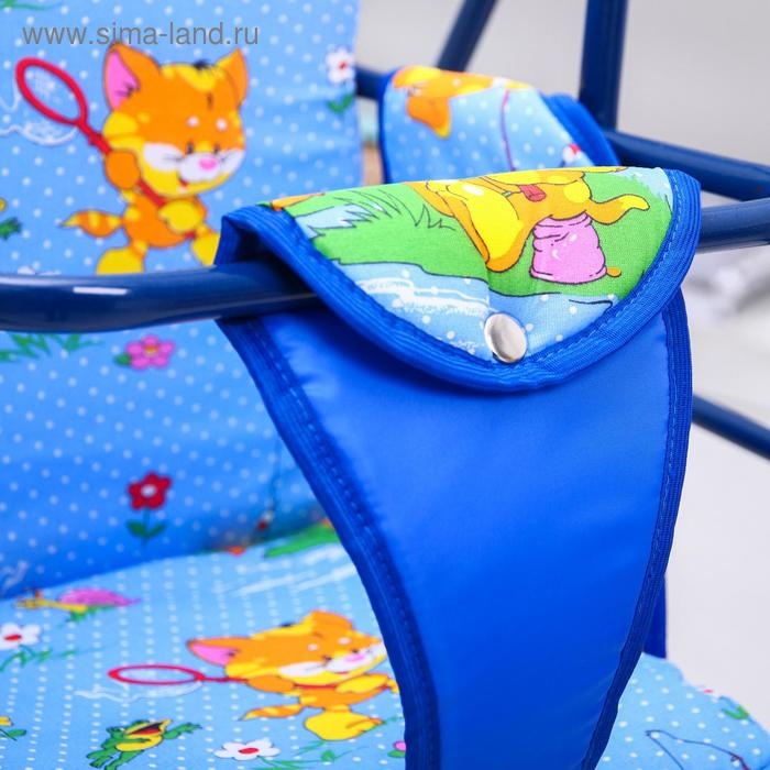 Качели детские напольные «Ветерок», цвет синий,рисунок МИКС Качели детские напольные «Ветерок», цвет синий,рисунок МИКС