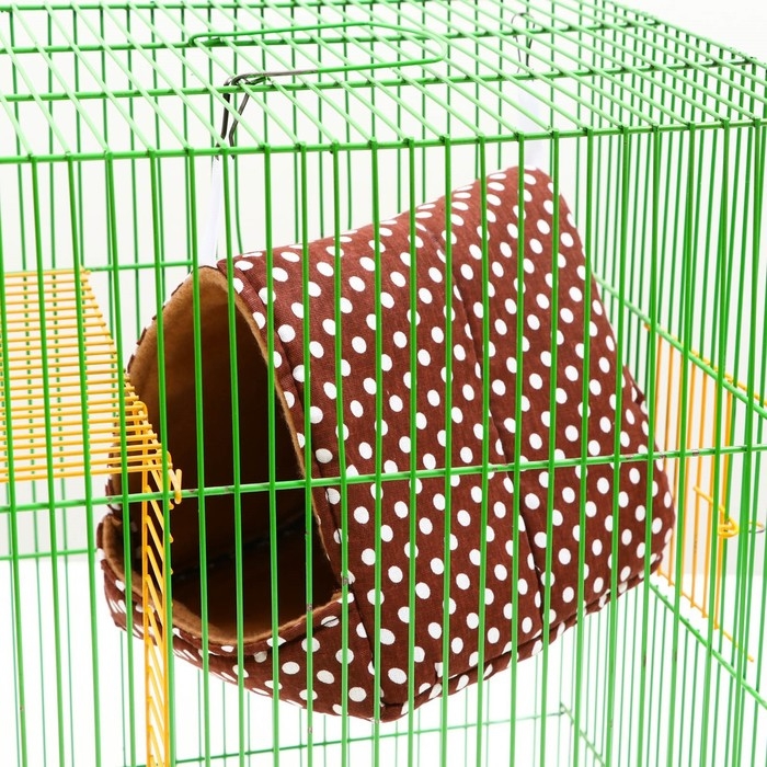 Домик Домик "Шалаш" для грызунов 17*22*17 см, бязь флис, поролон