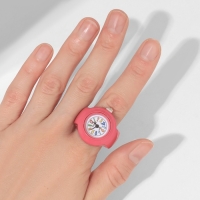 Кольцо «Время» часы мульти, цвет розовый Кольцо «Время» часы мульти, цвет розовый