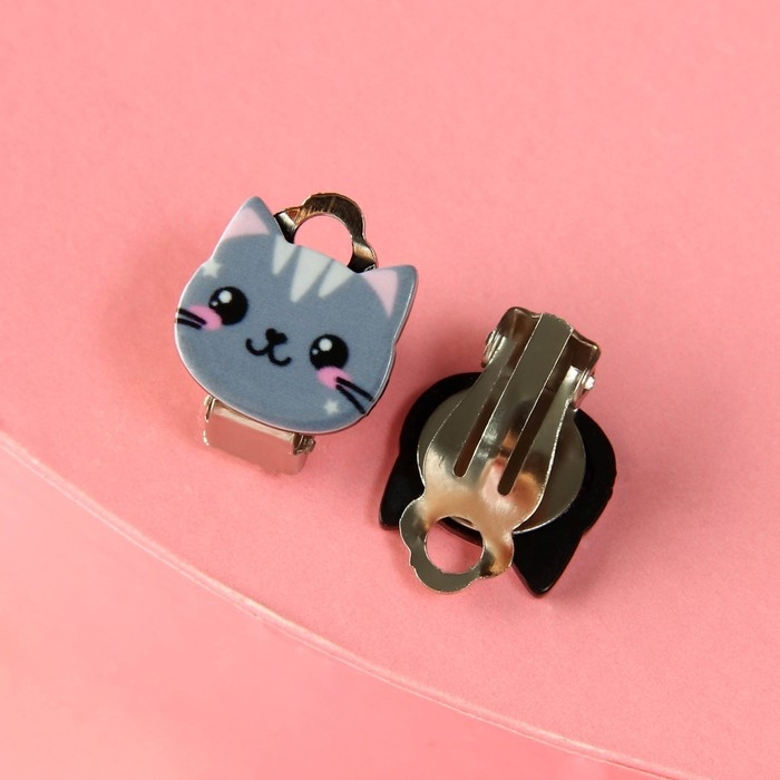 Клипсы &laquo;Милые детали для тебя&raquo; детские серьги