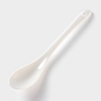 Набор банок фарфоровых для сыпучих продуктов с ложками на бамбуковой подставке BellaTenero &laquo;Герда&raquo;, 2 предмета: 300 мл, цвет белый