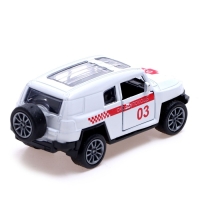 Машина металлическая &laquo;Скорая помощь&raquo;, инерционная, открываются двери, масштаб 1:48, цвет белый