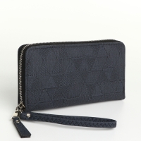 Кошелёк женский на молнии, цвет чёрный Кошелёк женский на молнии, цвет чёрный