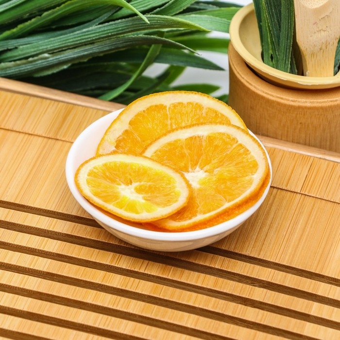 Ломтики сладкого сушеного апельсина, 100 г, d-5 см, добавка к чаю Ломтики сладкого сушеного апельсина, 100 г, d-5 см, добавка к чаю