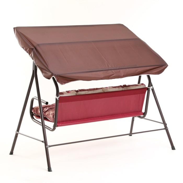 Качели садовые Качели садовые "Муза" 120 х 190 х 150 см, макс. нагрузка 180 кг, красный