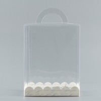 Коробка кондитерская, сундук, упаковка, &laquo;Лилии&raquo;, 14 х 14 х 18 см