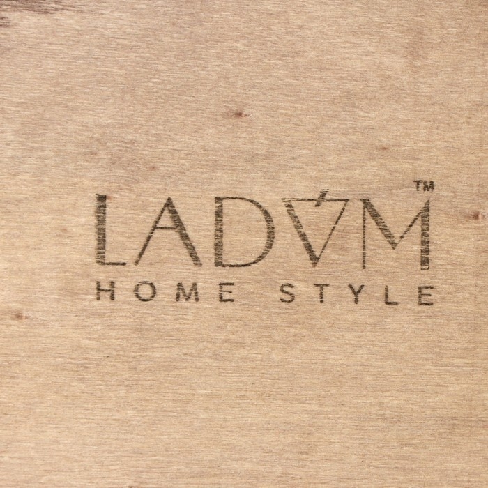 Набор интерьерных корзин ручной работы LaDо́m, прямоугольные, 3 шт, размер: 20&times;11&times;9 см, 24&times;15&times;10 см, 28&times;19&times;11 см