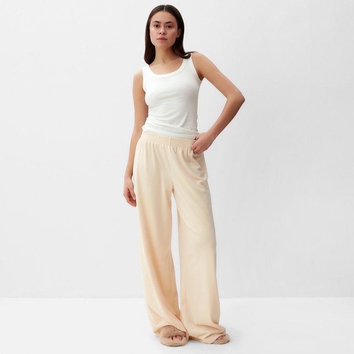 Брюки женские KAFTAN Plushy р. 40-42, молочный