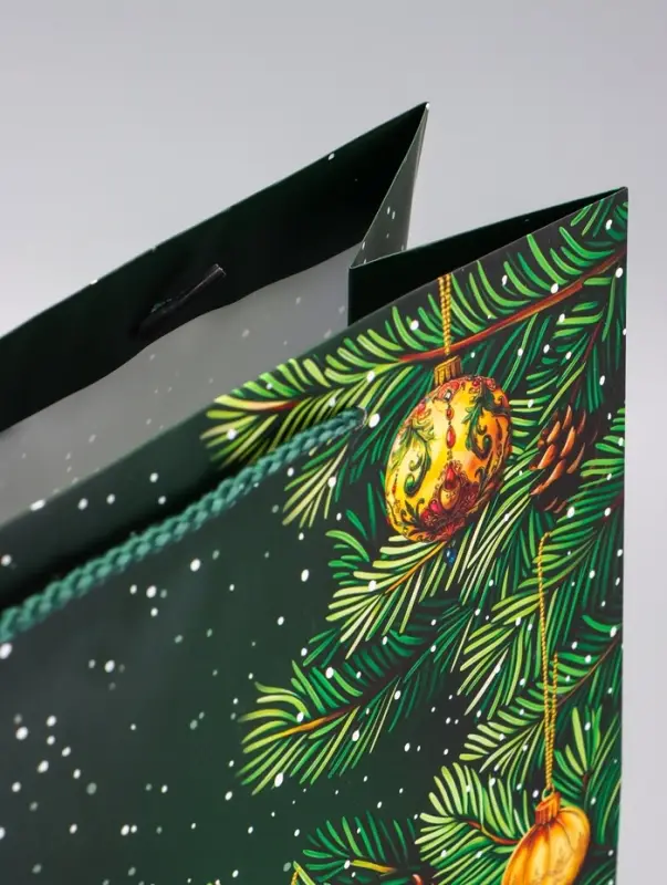 Пакет подарочный ламинированный, "Новый Год" , 26 х 12 х 32 см