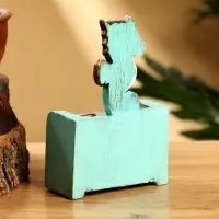 Календарь настольный &laquo;Морской конек&raquo;, 7&times;4&times;10 см, дерево, бирюзовый