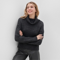 Джемпер женский MINAKU: Casual Collection цвет темный  графит, р-р 42