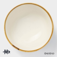 Салатник фарфоровый Magistro &laquo;Церера&raquo;, 650 мл, 15&times;7,5 см, цвет белый