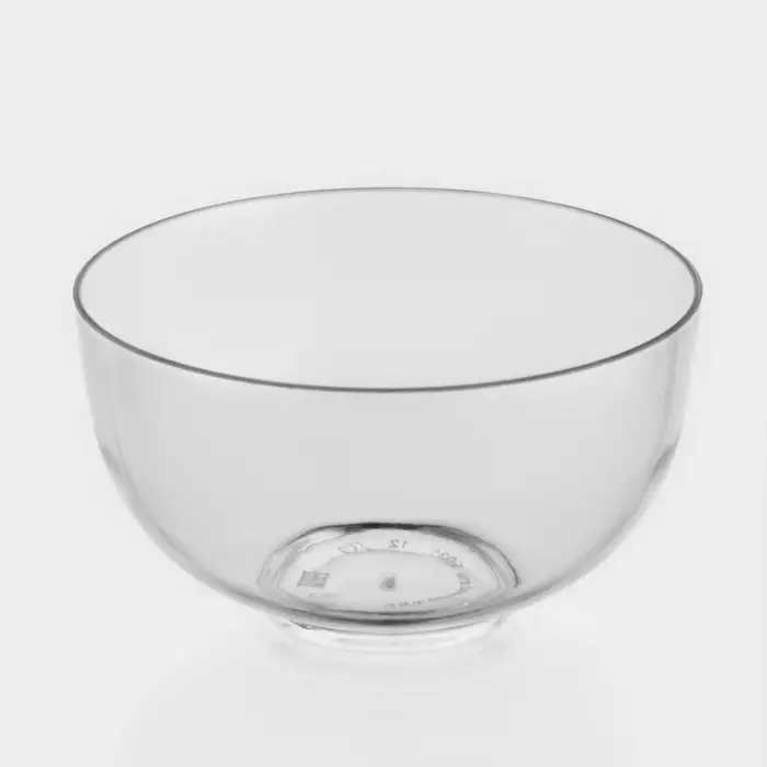 Форма пластиковая одноразовая для фуршета &laquo;Малая миска&raquo;, 150 мл, d=8 см, прозрачная