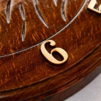 Часы ручной работы "Горы", 30 см, массив, Армения