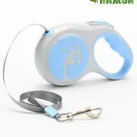 Рулетка - поводок для собак, лента 5 м, голубая