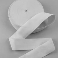 Резинка вязанная 60мм 40&plusmn;2м белый АУ