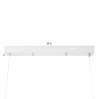 Светильник "Изгибы" LED 32Вт 6000К белый 100х18-100 см Светильник "Изгибы" LED 32Вт 6000К белый 100х18-100 см