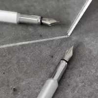 Ручка перьевая PF One, серебристая