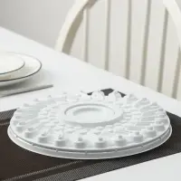 Дно для тортницы пластиковое одноразовое ПР-Т-1430, 25&times;13 см, внутренний 22&times;11,7 см, белое, 160 шт/уп