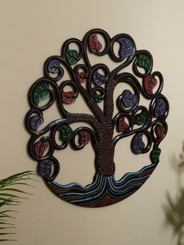 Панно резное МДФ "Древо жизни", 60х60х0,8 см