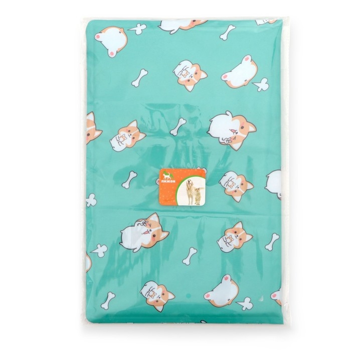 Коврик охлаждающий (гель), 65 х 50 см, корги