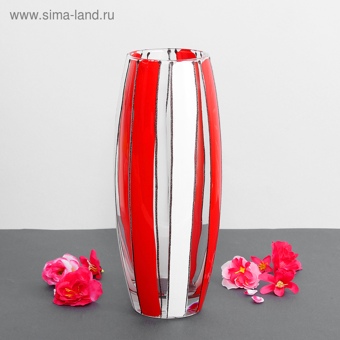 Ваза "Мишель" овал d-7х10х26 см