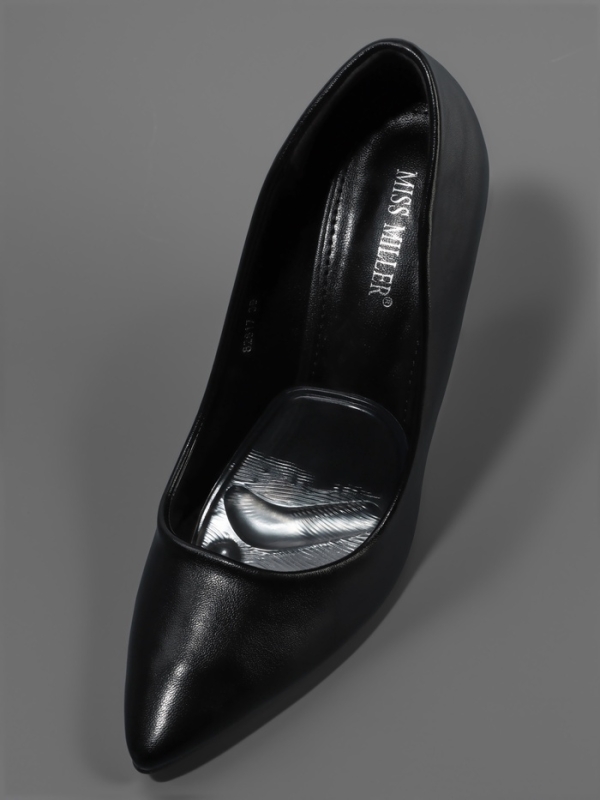 Полустельки для обуви, на клеевой основе, силиконовые, 9,5 &times; 6,5 см, пара, цвет прозрачный