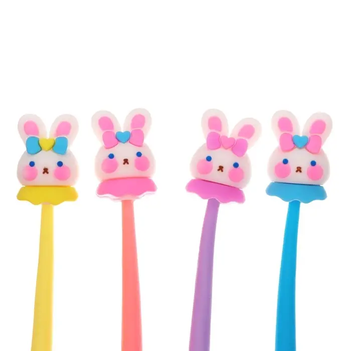 Ручка - прикол гелевая Calligrata &laquo;Зайка&raquo;, МИКС