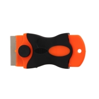 Скребок ТУНДРА, обрезиненная рукоятка, лезвие из нержавеющей стали, 40 мм