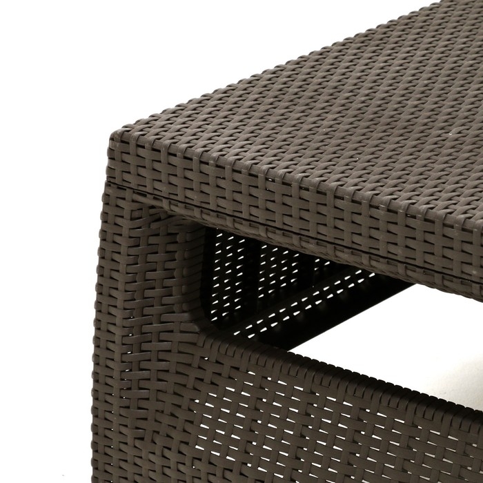 Набор садовой мебели: диван двухместный, два кресла, стол, мокко Набор садовой мебели: диван двухместный, два кресла, стол, мокко