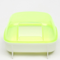 Туалет-домик для грызунов малый, 10 х 7 х 6,8 см, жёлтый Туалет-домик для грызунов малый, 10 х 7 х 6,8 см, жёлтый