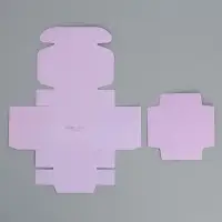 Коробка подарочная под бижутерию двухсторонняя, упаковка, &laquo;Лаванда&raquo;, 7.5 х 7.5 х 3 см