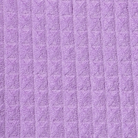 Набор для бани и ванной Этель &laquo;Вафля&raquo; полотенце 70*140 см+чалма 21*25 см, цв.фиолетовый