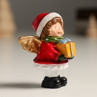 Сувенир полистоун "Ангел в колпаке с подарком/книгой" МИКС 5,5х5,5х7 см Сувенир полистоун "Ангел в колпаке с подарком/книгой" МИКС 5,5х5,5х7 см