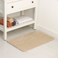 Коврик для дома Доляна &laquo;Софт&raquo;, 50&times;80 см, цвет бежевый